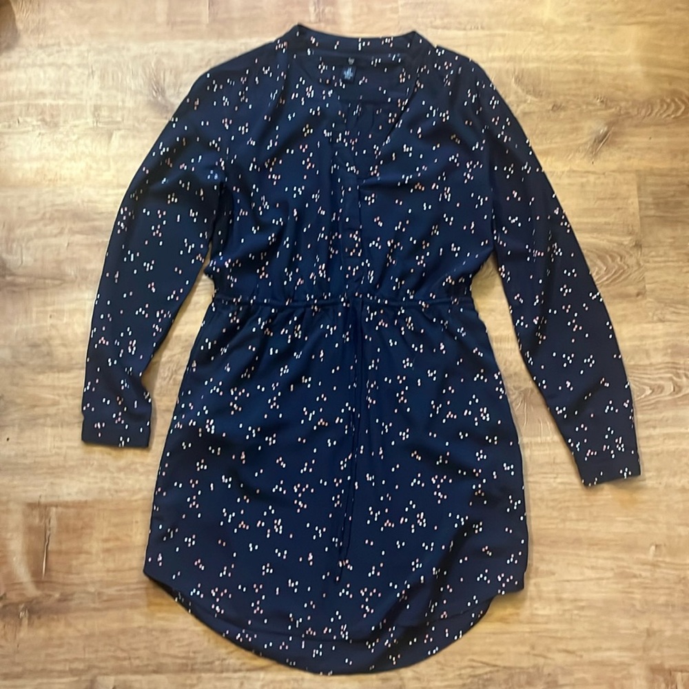 Gap long sleeve shirt dress size small